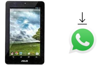 Come installare WhatsApp su Asus Memo Pad ME172V