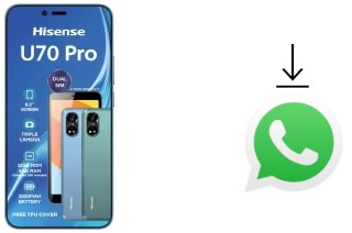 Come installare WhatsApp su HiSense U70 Pro