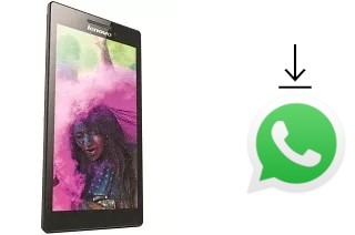 Come installare WhatsApp su Lenovo Tab 2 A7-10