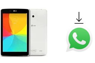 Come installare WhatsApp su LG G Pad 8.0 LTE