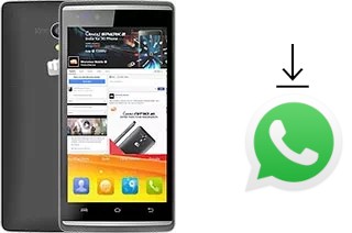 Come installare WhatsApp su Micromax Canvas Fire 4G Q411