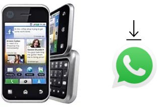 Come installare WhatsApp su Motorola BACKFLIP