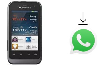 Come installare WhatsApp su Motorola Defy Mini XT320