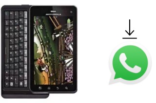 Come installare WhatsApp su Motorola Milestone XT883