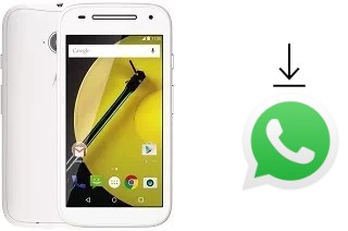 Come installare WhatsApp su Motorola Moto E Dual SIM (2nd gen)