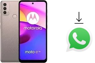 Come installare WhatsApp su Motorola Moto E40