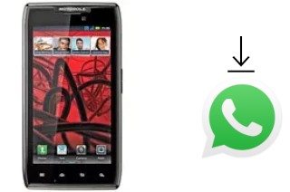 Come installare WhatsApp su Motorola RAZR MAXX