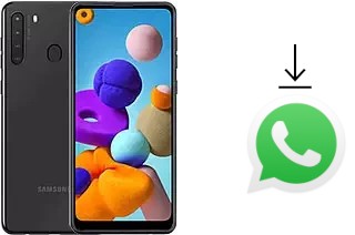 Come installare WhatsApp su Samsung Galaxy A21