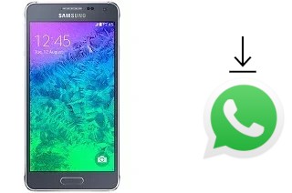 Come installare WhatsApp su Samsung Galaxy Alpha (S801)