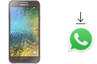 Come installare WhatsApp su Samsung Galaxy E5