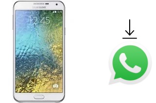 Come installare WhatsApp su Samsung Galaxy E7