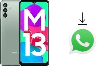 Come installare WhatsApp su Samsung Galaxy M13 (India)