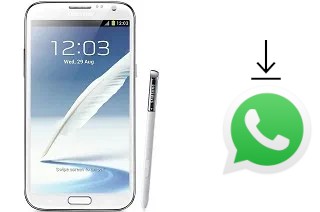 Come installare WhatsApp su Samsung Galaxy Note II N7100