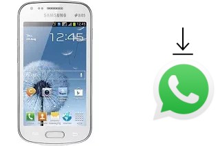 Come installare WhatsApp su Samsung Galaxy S Duos S7562