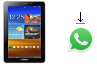 Come installare WhatsApp su Samsung P6810 Galaxy Tab 7.7