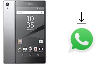 Come installare WhatsApp su Sony Xperia Z5 Premium