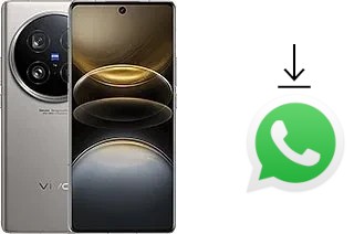 Come installare WhatsApp su vivo X100 Ultra