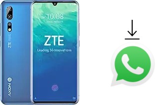 Come installare WhatsApp su ZTE Axon 10 Pro 5G