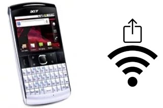 Come generare un codice QR con la password Wi-Fi su un Acer beTouch E210