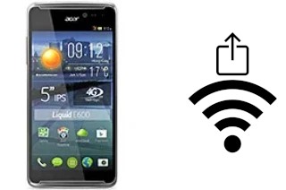 Come generare un codice QR con la password Wi-Fi su un Acer Liquid E600