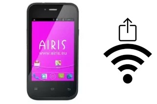 Come generare un codice QR con la password Wi-Fi su un Airis TM36DM