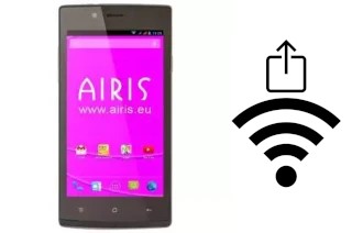 Come generare un codice QR con la password Wi-Fi su un Airis TM45DM