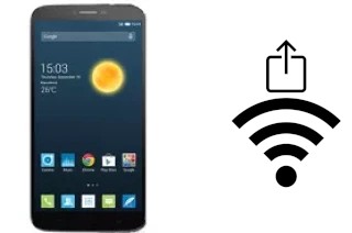 Come generare un codice QR con la password Wi-Fi su un alcatel Hero 2