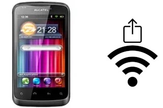 Come generare un codice QR con la password Wi-Fi su un alcatel OT-978