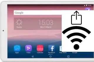 Come generare un codice QR con la password Wi-Fi su un Alcatel OneTouch Pixi 3 (10)