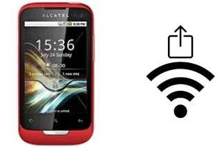 Come generare un codice QR con la password Wi-Fi su un alcatel OT-985