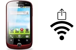 Come generare un codice QR con la password Wi-Fi su un alcatel OT-990