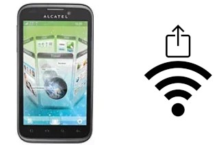 Come generare un codice QR con la password Wi-Fi su un alcatel OT-995