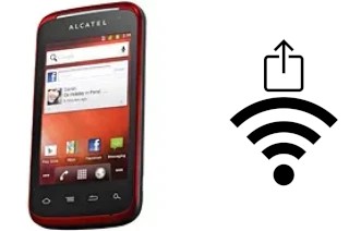 Come generare un codice QR con la password Wi-Fi su un alcatel OT-983