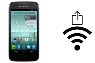 Come generare un codice QR con la password Wi-Fi su un alcatel OT-997