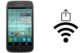 Come generare un codice QR con la password Wi-Fi su un alcatel OT-997D