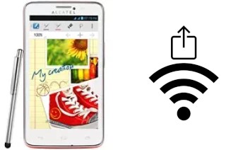 Come generare un codice QR con la password Wi-Fi su un alcatel One Touch Scribe Easy