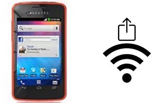 Come generare un codice QR con la password Wi-Fi su un alcatel One Touch T'Pop