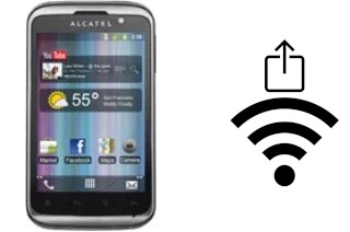 Come generare un codice QR con la password Wi-Fi su un alcatel OT-991