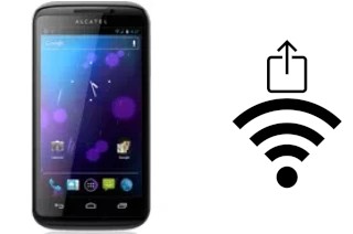 Come generare un codice QR con la password Wi-Fi su un alcatel OT-993