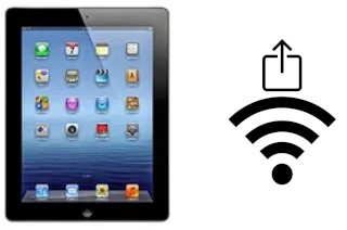 Come condividere la password Wi-Fi da un Apple iPad 3 Wi-Fi + Cellular senza digitarla