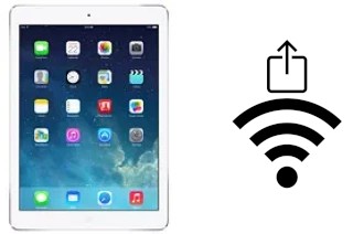 Come condividere la password Wi-Fi da un Apple iPad Air senza digitarla