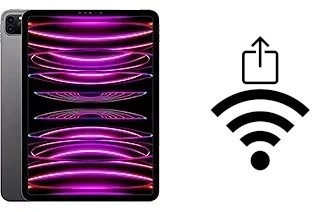 Come condividere la password Wi-Fi da un Apple iPad Pro 11 (2022) senza digitarla