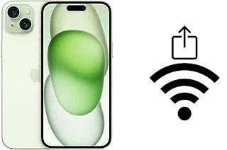 Come condividere la password Wi-Fi da un Apple iPhone 15 Plus senza digitarla