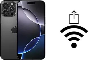 Come condividere la password Wi-Fi da un Apple iPhone 16 Pro Max senza digitarla