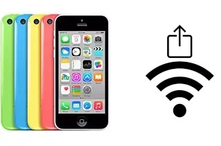 Come condividere la password Wi-Fi da un Apple iPhone 5c senza digitarla