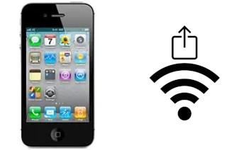 Come condividere la password Wi-Fi da un Apple iPhone 4 CDMA senza digitarla