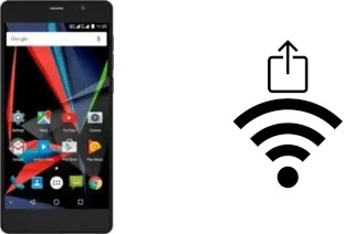 Come generare un codice QR con la password Wi-Fi su un Archos 55 Diamond Selfie