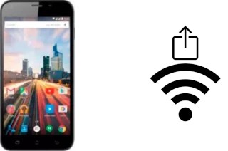 Come generare un codice QR con la password Wi-Fi su un Archos 55 Helium+