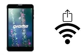 Come generare un codice QR con la password Wi-Fi su un Digma Citi 7586 3G