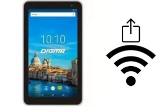 Come generare un codice QR con la password Wi-Fi su un Digma Optima 7017N 3G